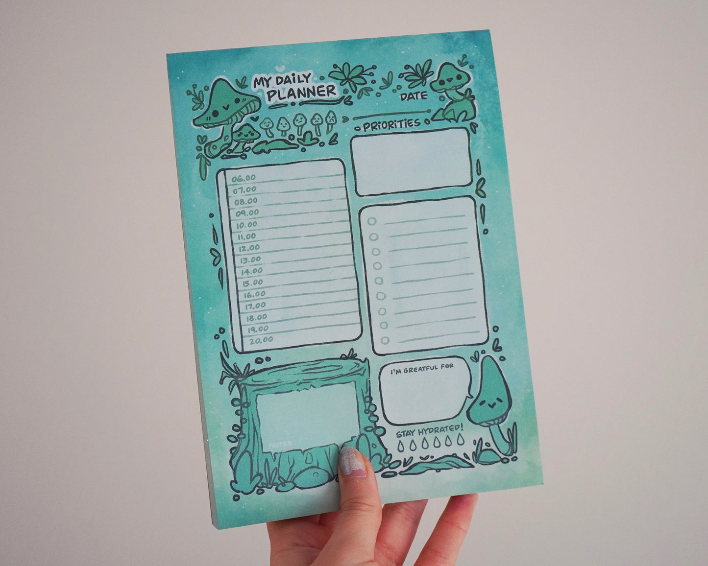 Mushroom - Daily Planner & Notebook
