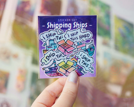 Shipping Ships - Stickerset