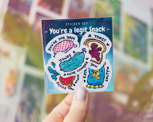 Legit Snacks - Stickerset