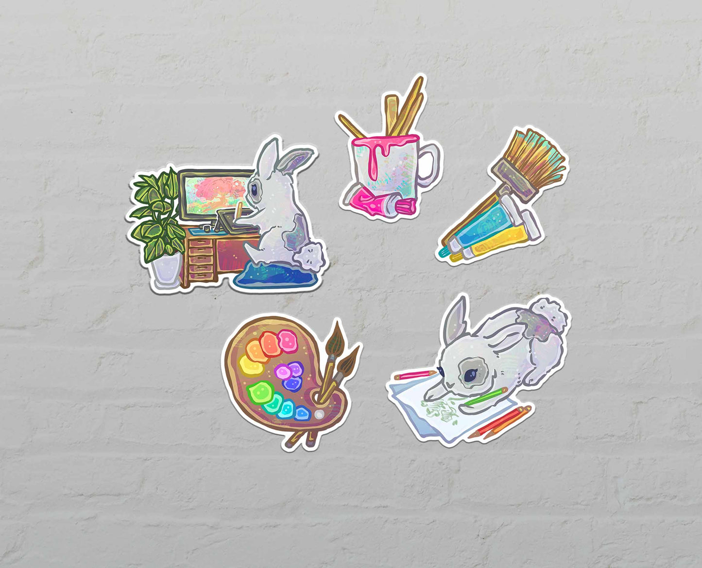 Bunny Artistry - Stickerset