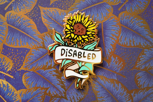 Disabled (Flower) - Enamel Pin