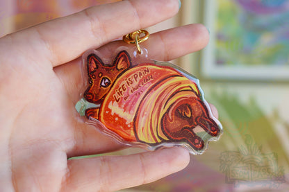 Pain Au Chocolate - Acrylic Charm