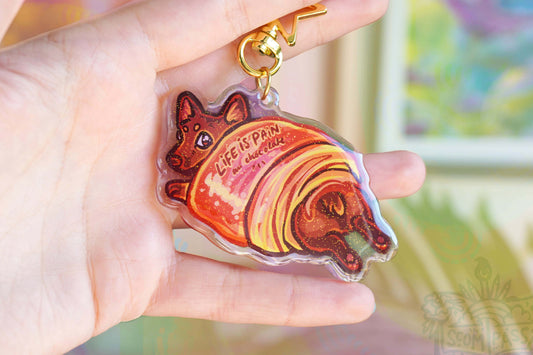 Pain Au Chocolate - Acrylic Charm