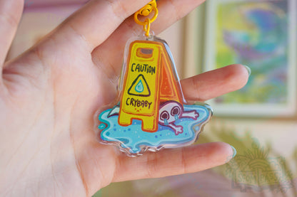 Caution Crybaby - Acrylic Charm
