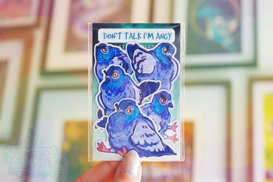 Don't talk to me I'm Angy - Stickerset