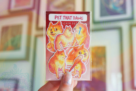 Can I pet that Dawg - Stickerset