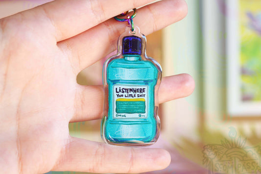 Listenhere - Acrylic Charm