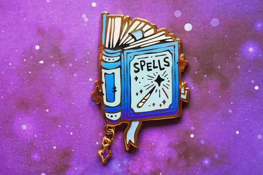 Spells (Magical Books) - Enamel Pin