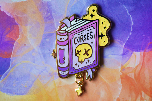 Curses (Magical Books) - Enamel Pin