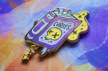Curses (Magical Books) - Enamel Pin
