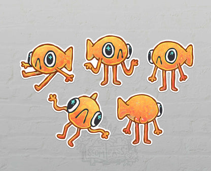 Le Poisson Steve - Stickerset