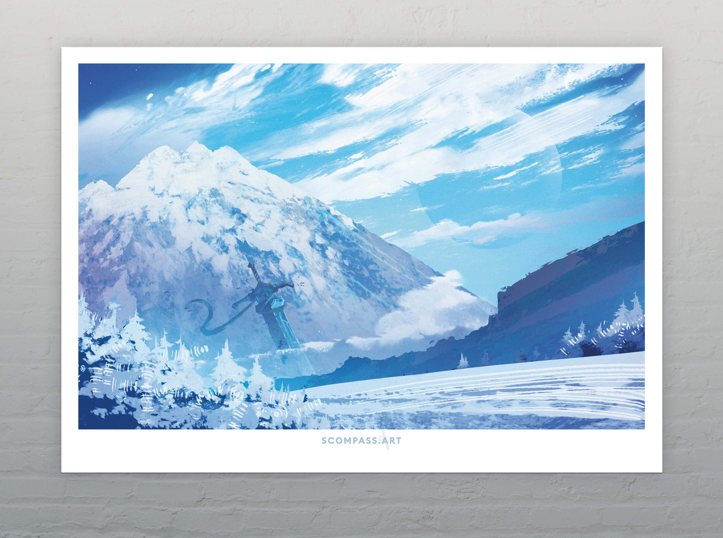 Snow Sword - Art Print