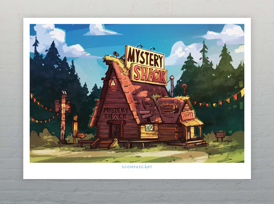 Mysterious Shack - Art Print