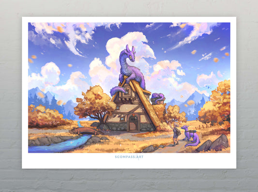 Drake's Home - Art Print