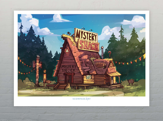 Mysterious Shack - Art Print