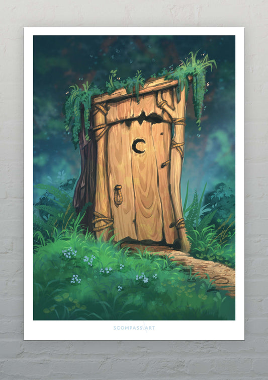Poop House - Art Print
