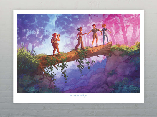 Blooming Forest - Art Print