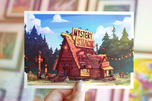 Mysterious Shack - Postcard A6