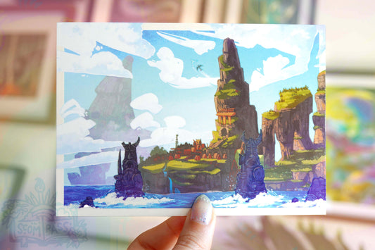 Dragon Island - Postcard A6