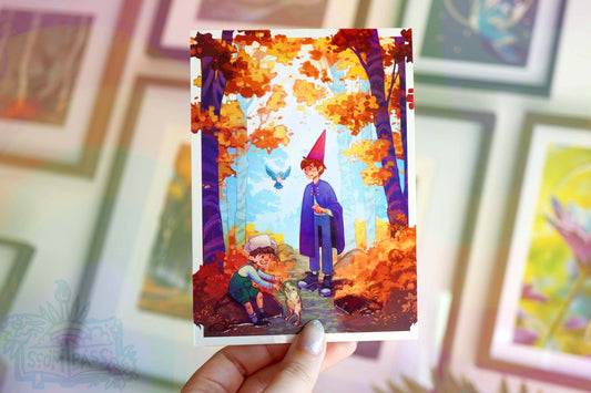 Colorful Forest - Postcard A6