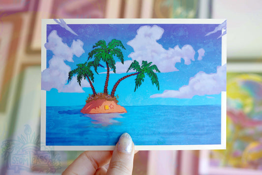 Familiar Island - Postcard A6