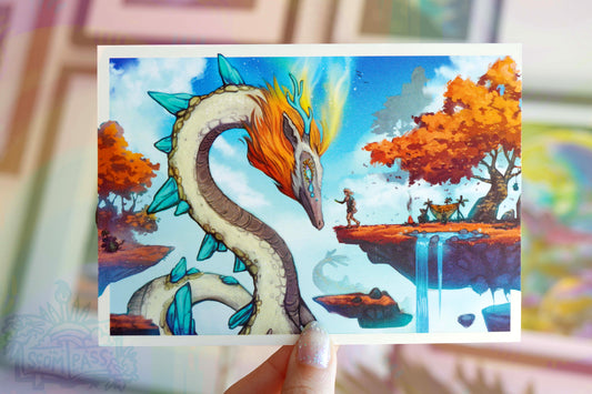 Dragon Tears - Postcard A6