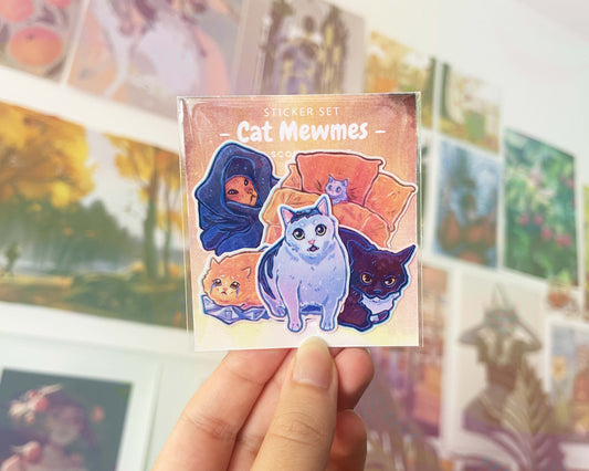 Cat Mewmes - Stickerset