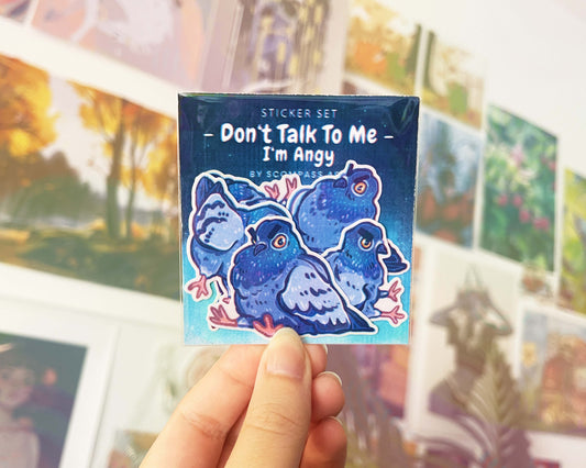 Don't talk to me I'm Angy - Stickerset