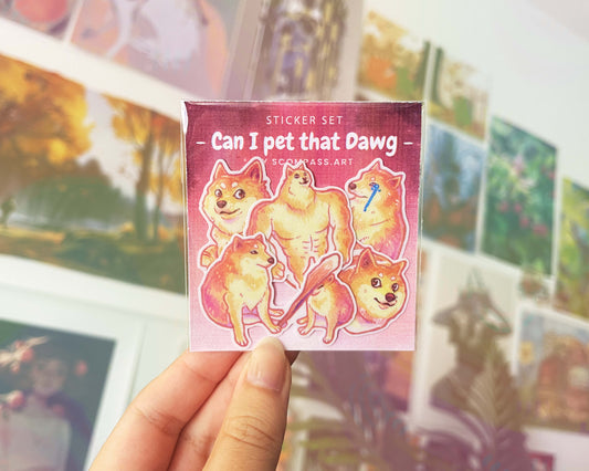 Can I pet that Dawg - Stickerset