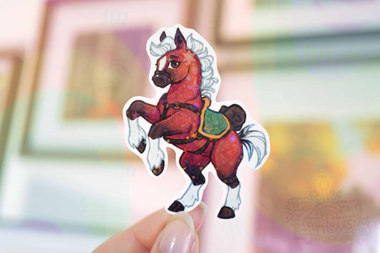 Epona - Big Glitter Sticker