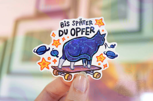 Opfer - Big Glitter Sticker